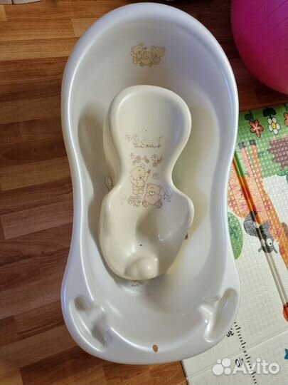 Ванночка для купания с горкой и гамаком