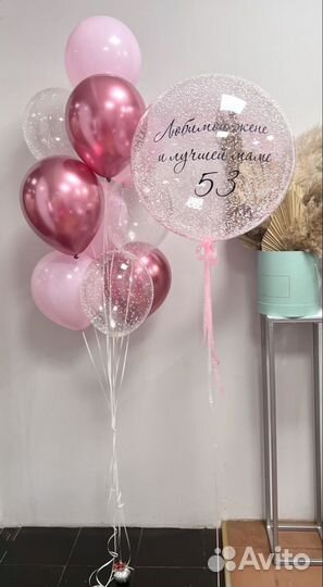 Индивидуальная надпись на шарах