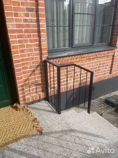 Перила для крыльца в стиле лофт