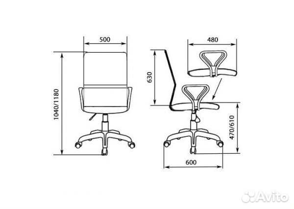 Компьютерное кресло мг-21 самба