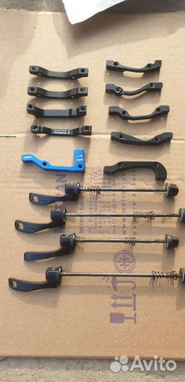 Крылья педали фонари покрышки насос руль