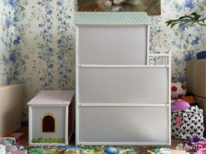 Домик для кукол трёх этажный