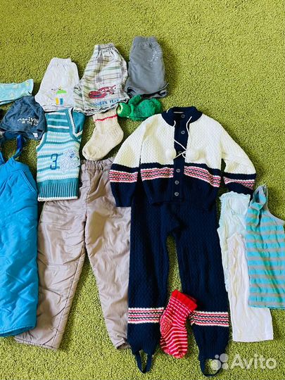 Тёплые вещи на мальчика пакетом, 92-110 2,3,4,5