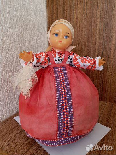 Кукла СССР чайница