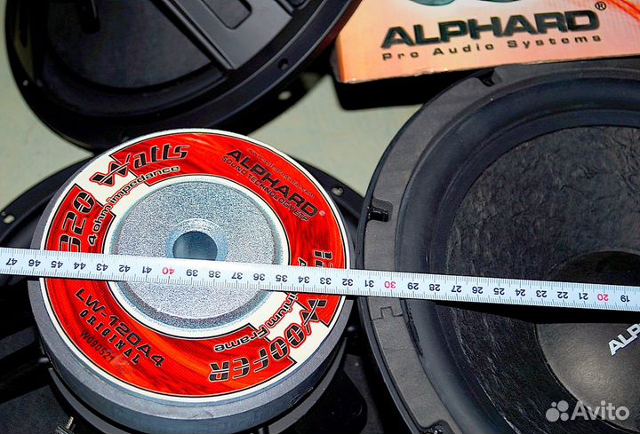 Alphard LW-120A4, 4 Ом 320Вт новый литая рама