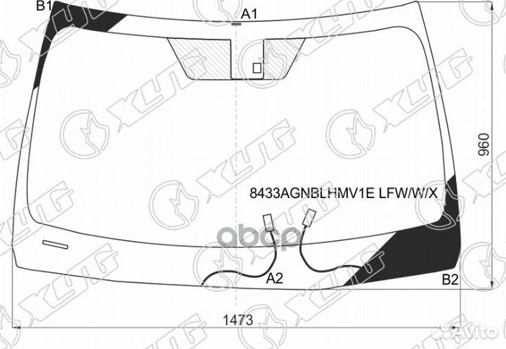 Стекло лобовое с полным обогревом + дд lexus ES