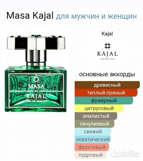 Духи Masa Kajal,100ml