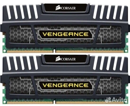 8Гб DDR3 1600Mhz Corsair Vengeance (2 x 4gb )