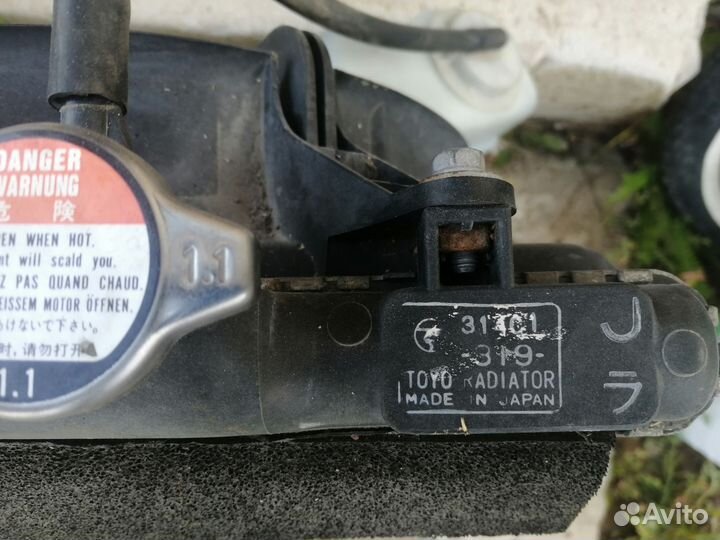 Радиатор охлаждения двигателя honda Partner