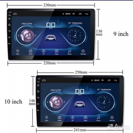 Андроид магнитола 2/32