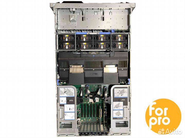 Сервер dell R940 8SFF 4x6154Gold 1536GB, H730p