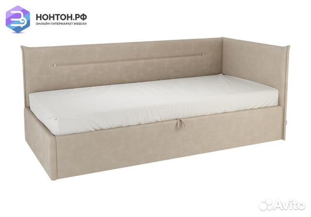 Кровать Альба 0.9 м капучино