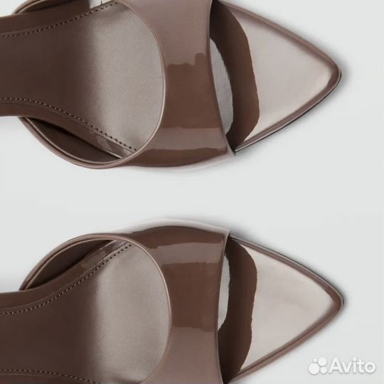 Мюли Mango в наличии шоколадного цвета 38 40