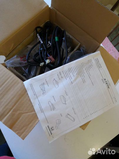 Противотуманные фары honda civic 4d (оригинал)