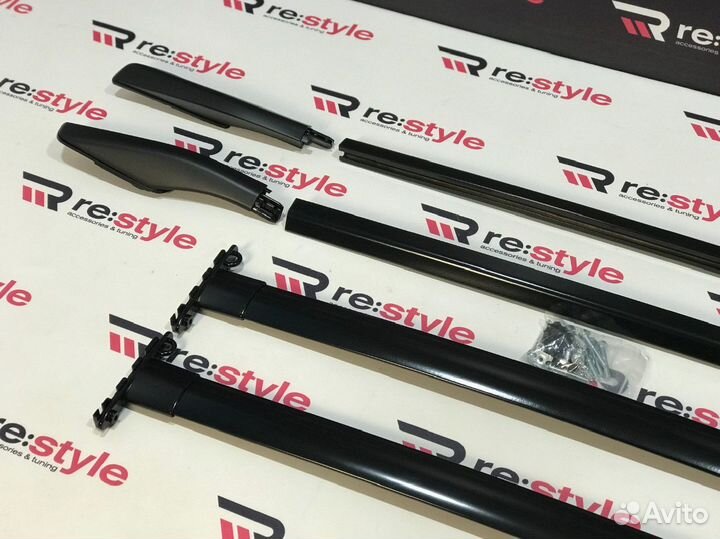 Рейлинги Toyota Harrier 30 Черные S2167