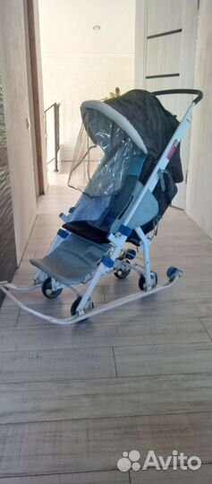 Детские санки коляска бу