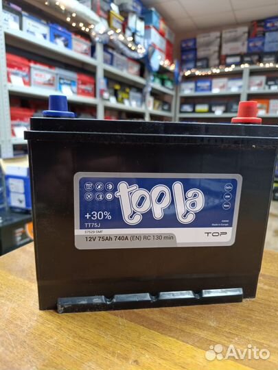 Аккумулятор 75 ач Topla Top Последняя партия