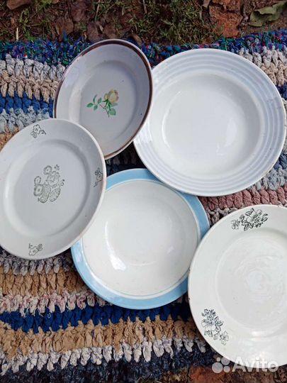 Тарелки СССР разные