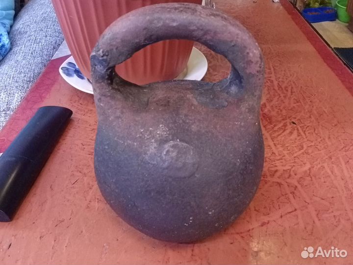 Гиря 8 кг СССР б/у чугун