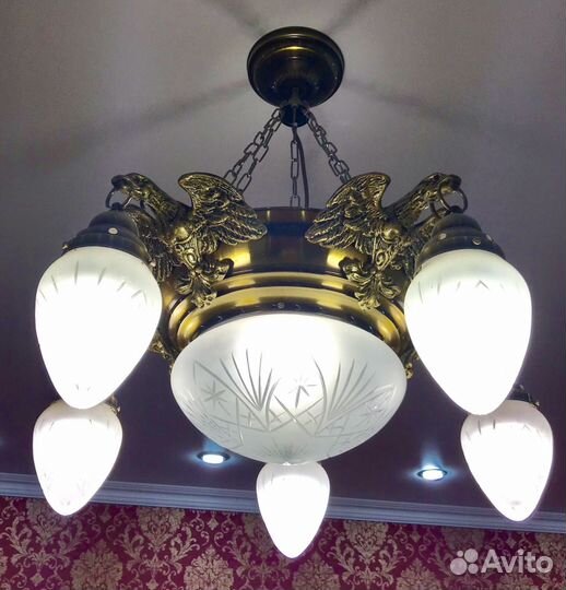 Люстра с орлами Kemar OW50/P