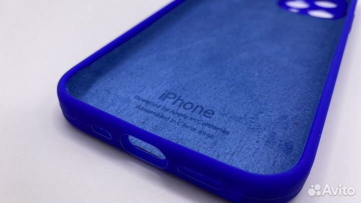 Чехол на iPhone 12 Pro Silicon Case Ultra Blue