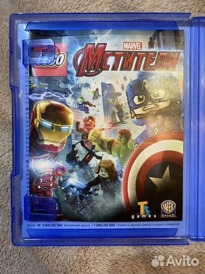 Игра ps4 Мстители Lego