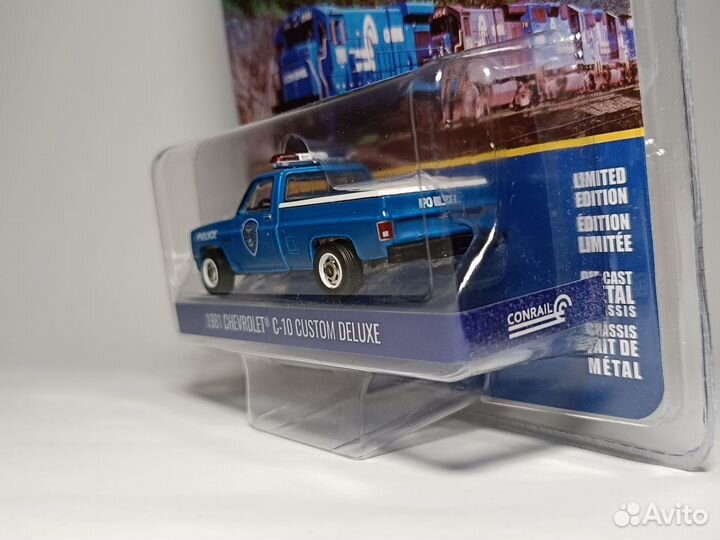 Модель Chevrolet C-10 Police 1981 Greenlight 1:64