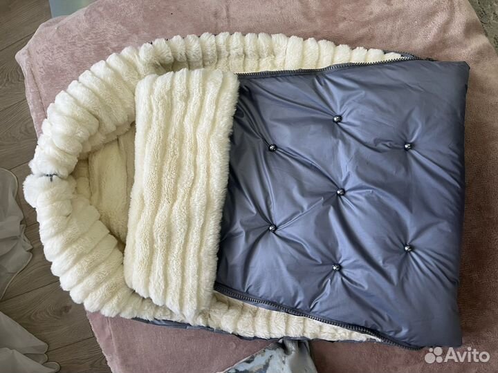 Конверт на выписку, в коляску теплый