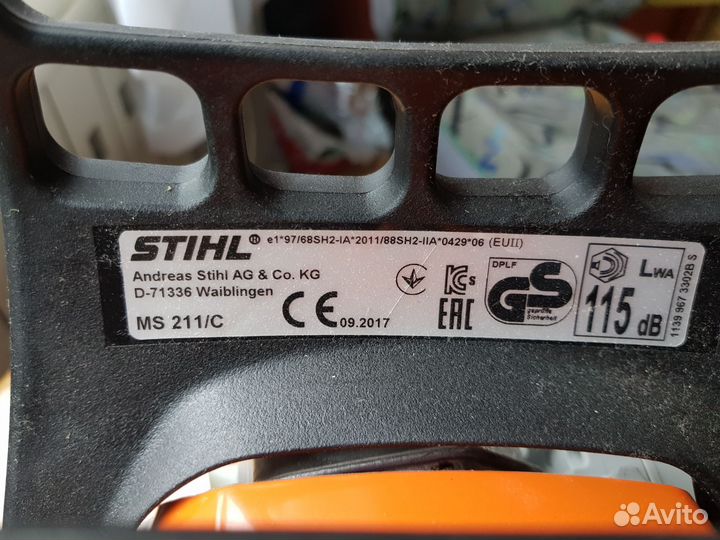 Бензопила stihl MS 211 C, новая