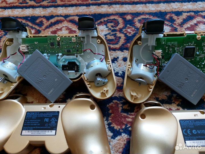 Оригинальные джостики sony ps3(gold)