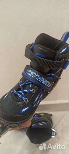 Коньки раздвижные 31-34