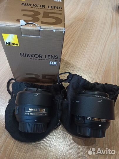 Объективы и вспышки на Nikon, много