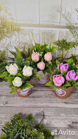 Букет из мыла