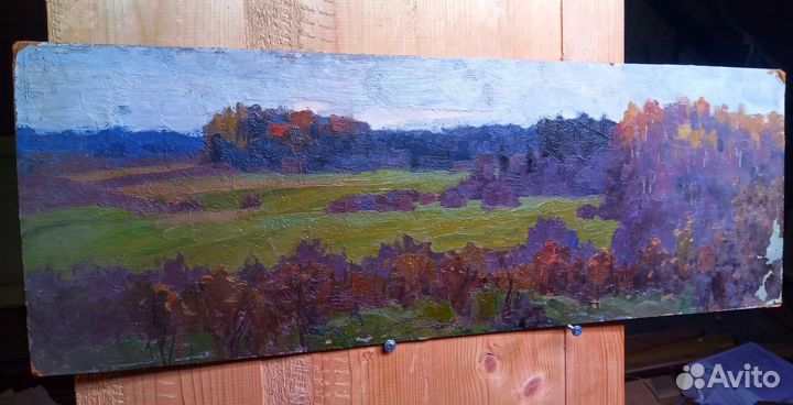 Картина. Пейзаж. Б. Орлов. Подмосковная осень