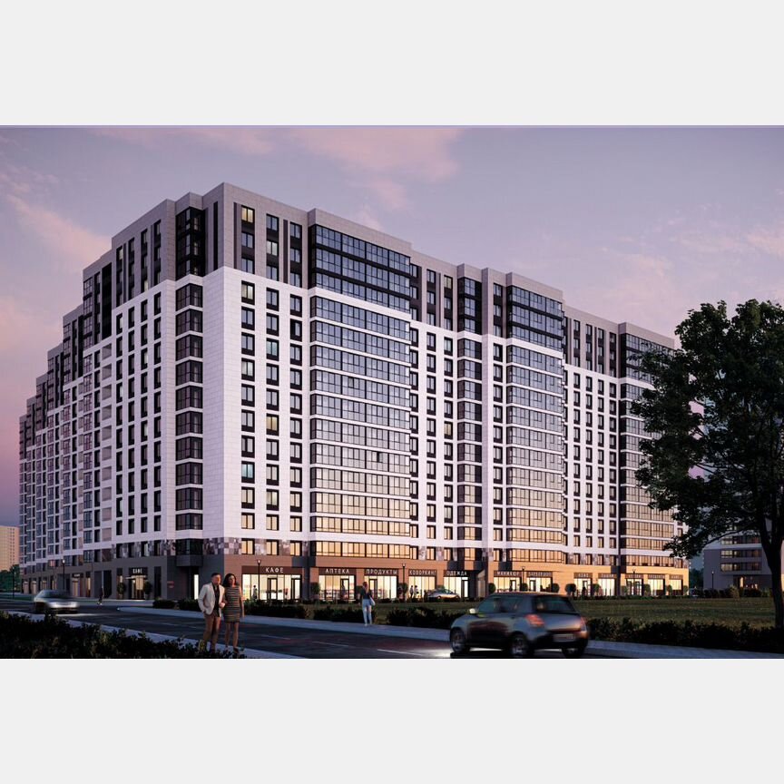 3-к. квартира, 85,6 м², 13/16 эт.