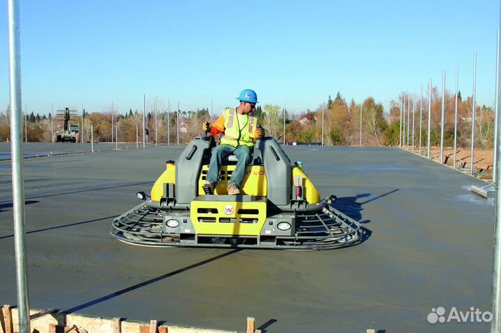 Двухроторный вертолет аренда (затирочная машина)