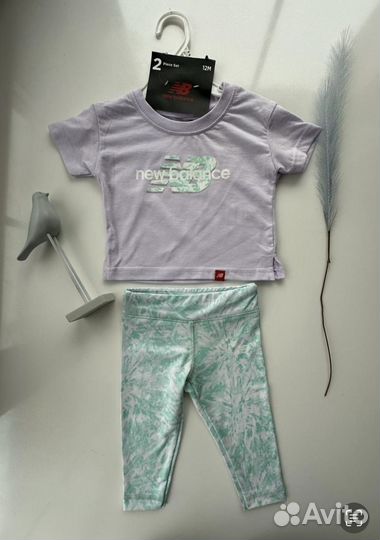 Футболка и легенсы для девочки New balance