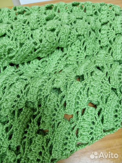 Платок плиссе, шелковый, вязанный, шарфы СССР