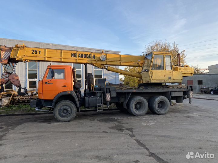 Аренда и услуги автокрана, 25 т, 31 м