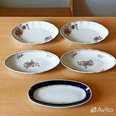 Селёдочницы. Фарфор. Всё по - 250. СССР