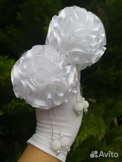 Школьные бантики ручной работы