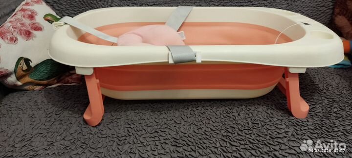 Детская ванночка для купания складная