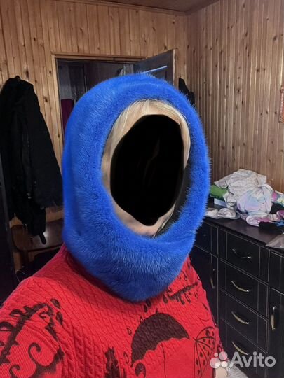 Женский норковый капор