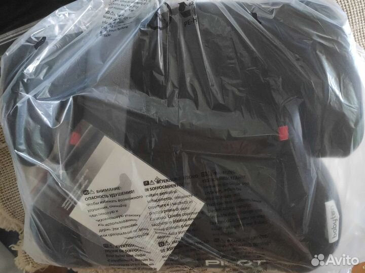 Новый Бустер Черно-Серый 23-36 кг