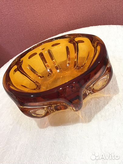 Конфетница СССР гутная техника