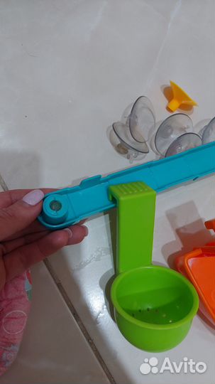 Игрушки для купания в ванной пакетом