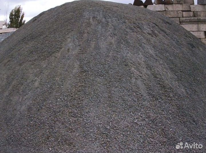 Отсев гранитный серый
