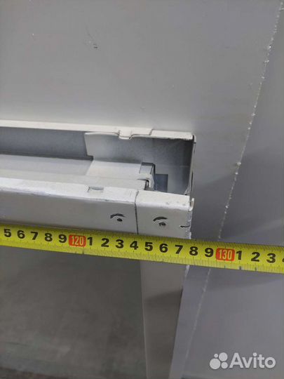 Окно большое алюминиевое 1 стекло