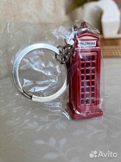 Брелок для ключей, сумки Лондон, телефоная будка