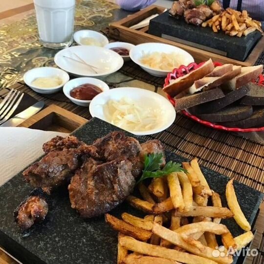 Вулканический камень для жарки